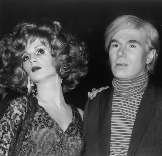 Candy Darling and Andy Warhol, Manhattan Theatre, 1969