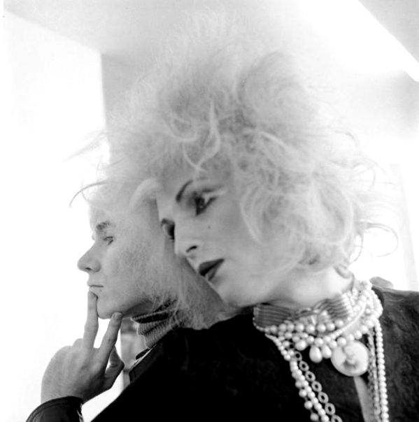 Candy Darling and Andy Warhol