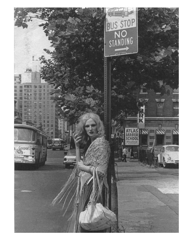 Candy Darling on a City Bus, photographed by Gerard Melanga