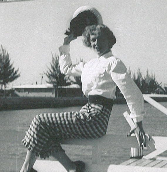 Christine Jorgensen rare slide 1954