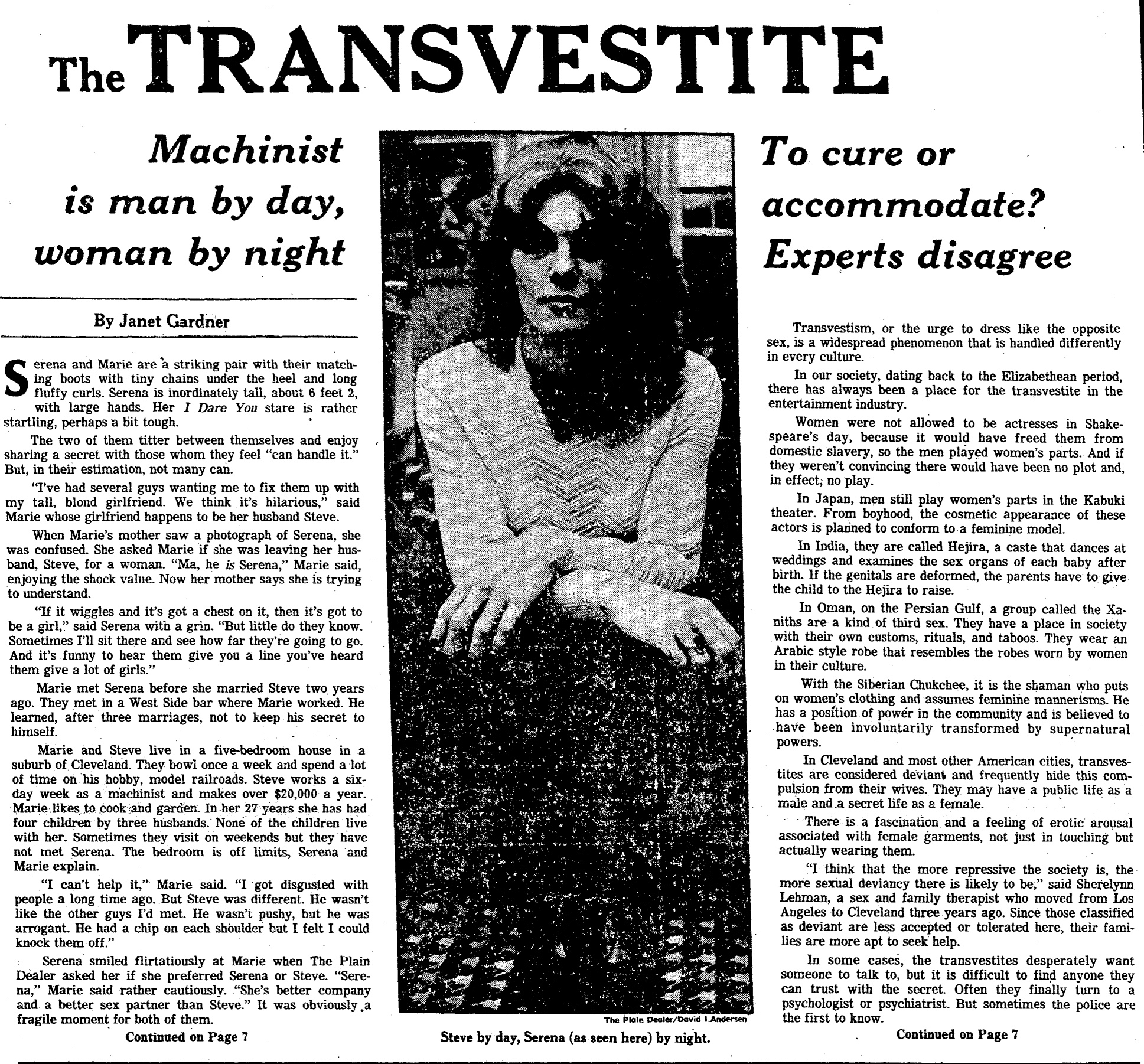 The Transvestite image