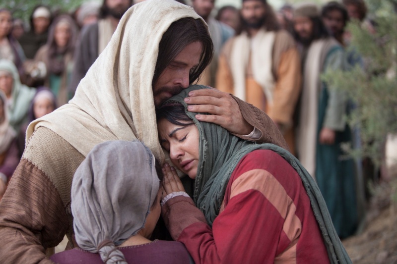 Jesus Hugging Woman